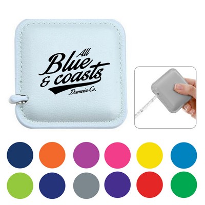 Mini Pu Leather Tape Measure