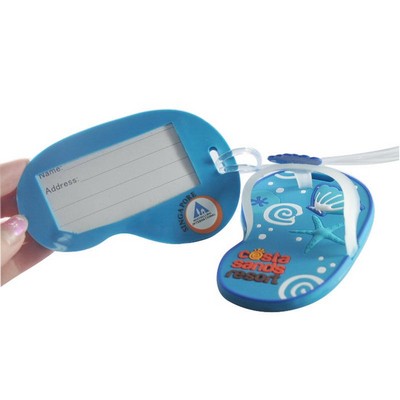 Flip Flop Shape Luggage Tag