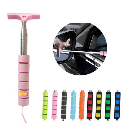 Retractable Side Mirror Squeegee for Car