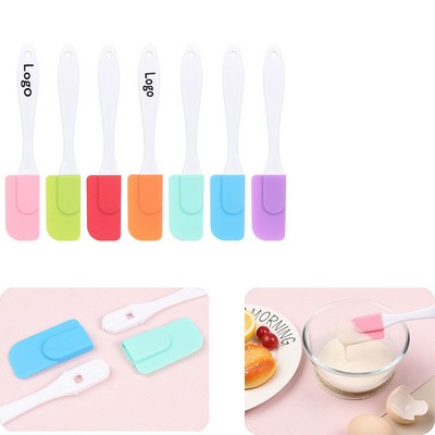 7" Mini Detachable Colored Food Grade Silicone Spatula MOQ 50PCS