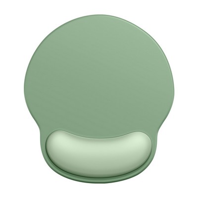 Non Slip Rubber Base Mouse Pad With Silicone Infill Wrist Rest For Work or Study