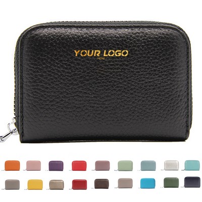 RFID Blocking Zipper Wallet