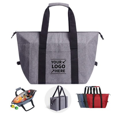 Zipper Cooler Tote