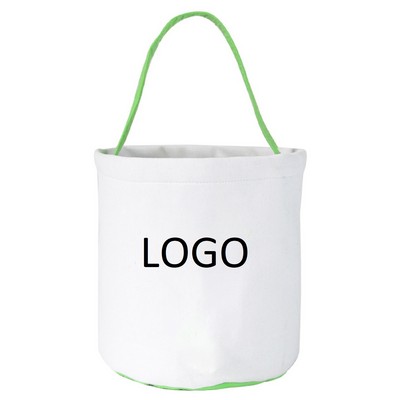 Easter Eggs Bunny Canvas Tote Bag