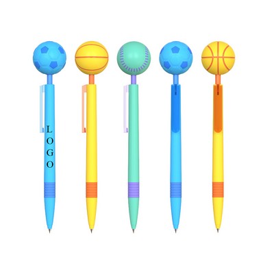 Creative Stress Relief Pen With Spinning Ball