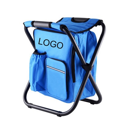 Oxford Camping Stool W/ Cooler Bag