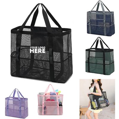 Large Mesh Beach Bag