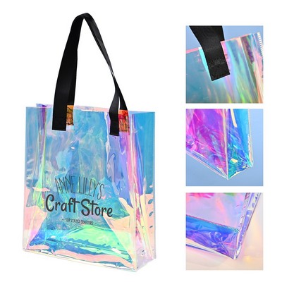 Holographic Clear Tote Bag
