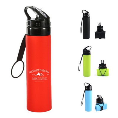 20oz Silicone Collapsible Sport Bottle