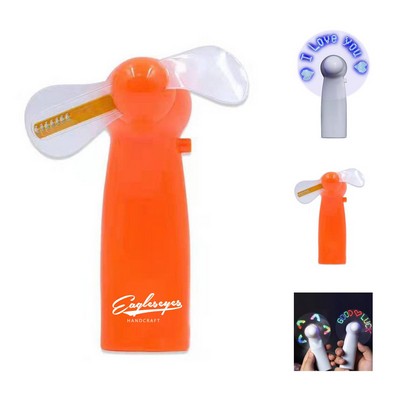 LED Message Mini Fan