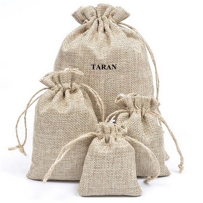 Medium Natural Burlap Pouches