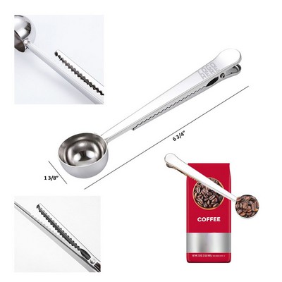 2-in-1 Coffee Spoon With Clip