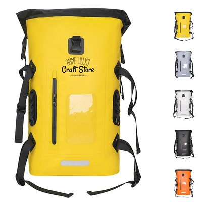 Waterproof Roll-Top Adventure Backpack