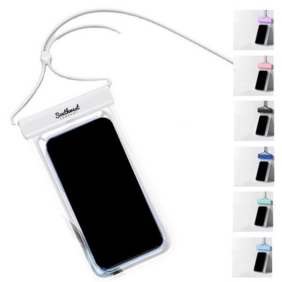 Waterproof PVC Phone Pouch with Lanyard