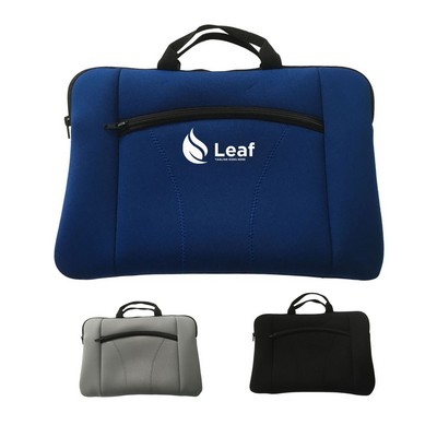 Zippered Neoprene Laptop Bag