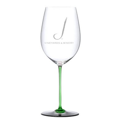 Custom Stem Bordeaux Wine Glass