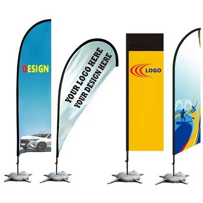 Knife Advertising Beach Flag