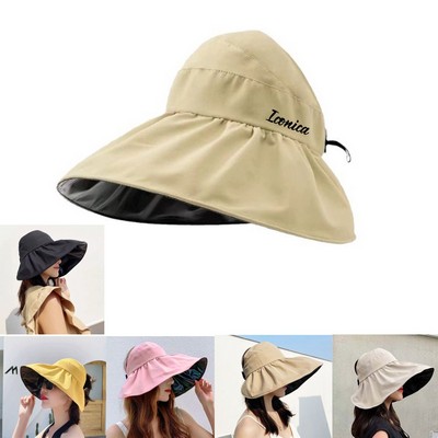 Large Brim Foldable Sun Visor