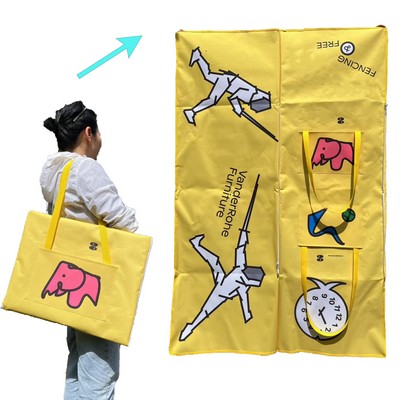 2-in-1 Oxford Picnic Blanket & Tote