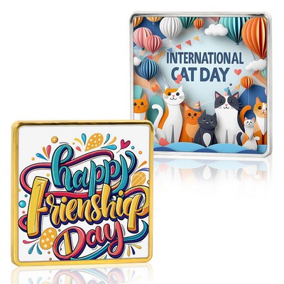 Custom Epoxy Dome Lapel Pins - Stock Shape