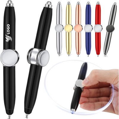 Fidget Spinner Pressure Relief Pen With Led Light