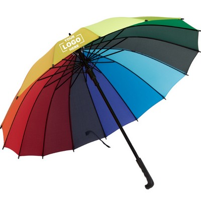 Rainbow Umbrella Stick Umbrella