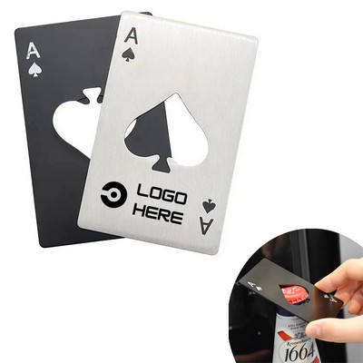 Ace Of Spades Bottle Opener