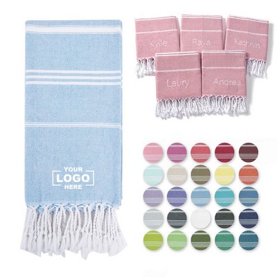 Personalized Turkish Beach Towel