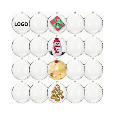 Clear Plastic Hanging Decor Balls