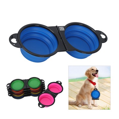 2 in 1 Collapsible Dog Bowl