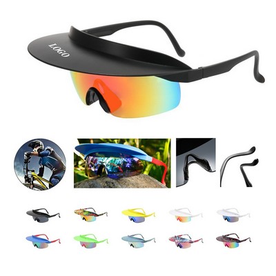 Sport Visor Sunglasses with UV Protection