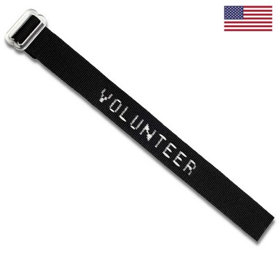 1" Woven Wristband - "Classic" Weave