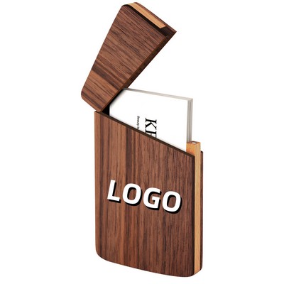 Walnut Business Card Holder