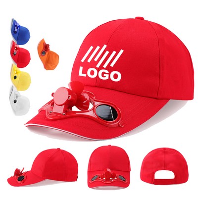 Solar Powered Fan Cap