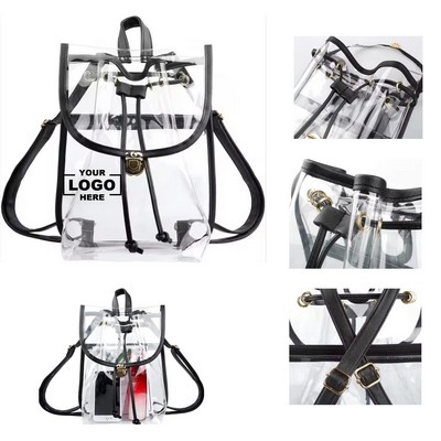 Stadium-Approved Transparent Security Backpack