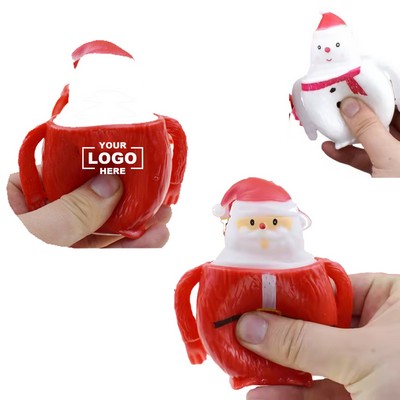 Christmas Stress Relievers: Santa & Snowman Designs