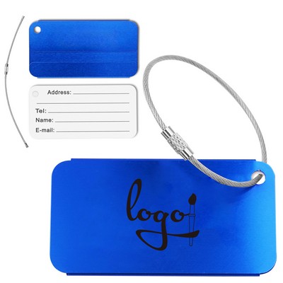 Custom Aluminum Luggage Tag