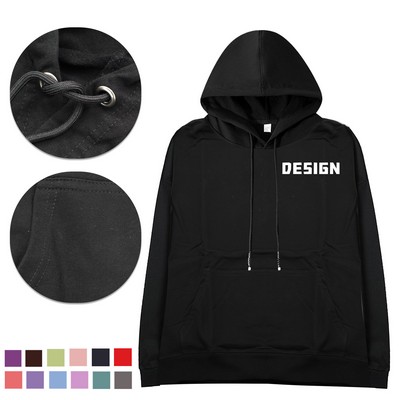 Cotton Terry Embroidered Hoodie