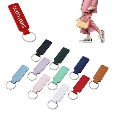 Premium Pu Leather Keychain