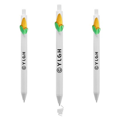 Click Activated Pen With Fresh Corn