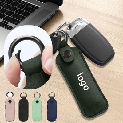 PU Leather Portable USB Flash Drive Case Stick Holder Organizer