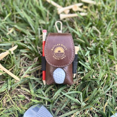 Azalea 2-Ball Clipper Pouch - Brown