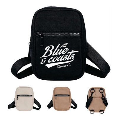 Small Waterproof Nylon Crossbody Side Bag