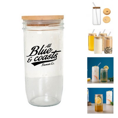 16oz Bamboo Lid Can-Shaped Drinking Bottle