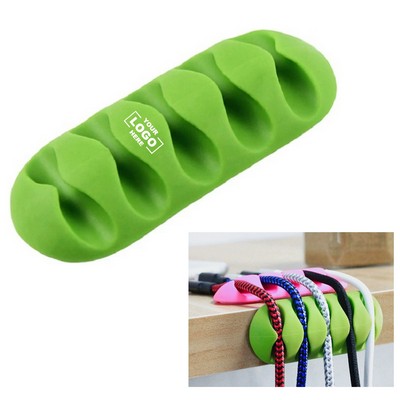 Colorful Five Hole Cable Clips
