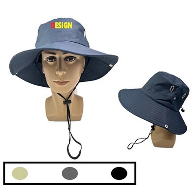 Embroidered Lightweight Bucket Hat