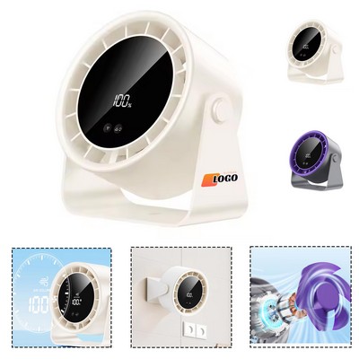 Desk Fan with LED Display