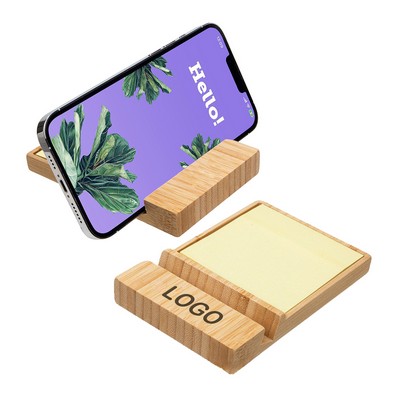 Bamboo Sticky Note Dispenser