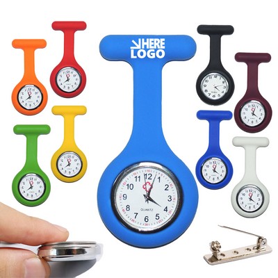 Silicone Waterproof Nurse Watch