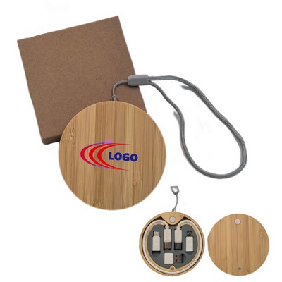MOQ 3 pcs Multiple Cable Kit with Bamboo Box